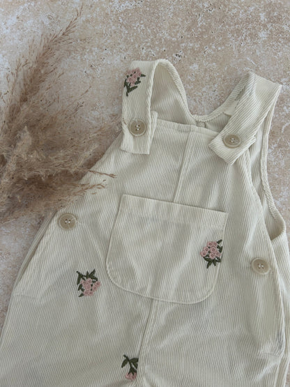 Floral dungarees