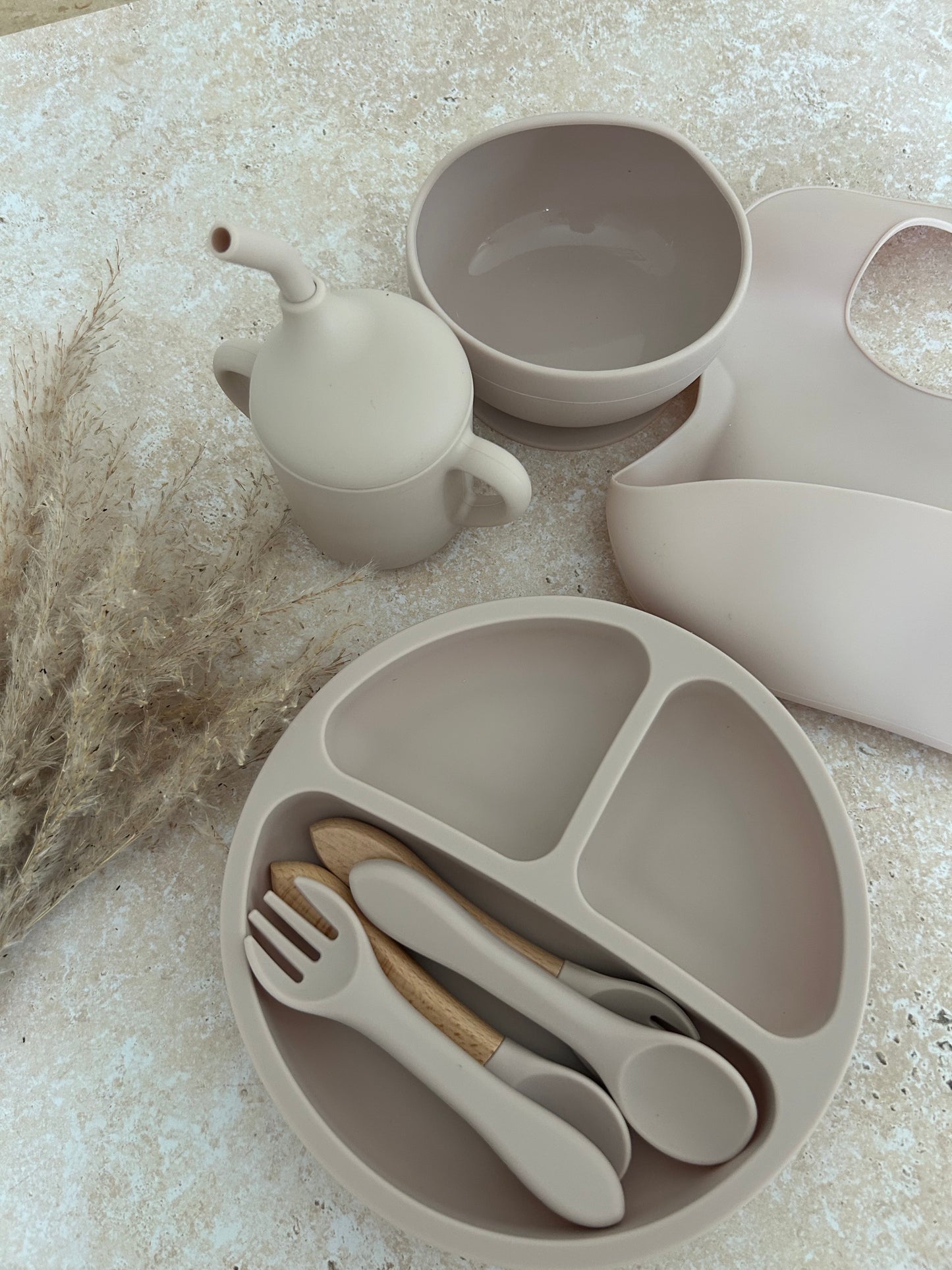 Beige Weaning Set